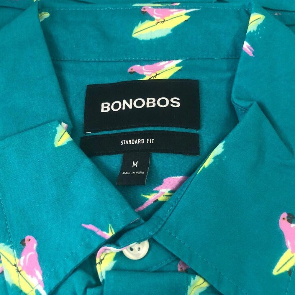 Bonobos Riviera Short Sleeve Men's Shirt Printed Standard Fit M NEW 268967 - Picture 5 of 5